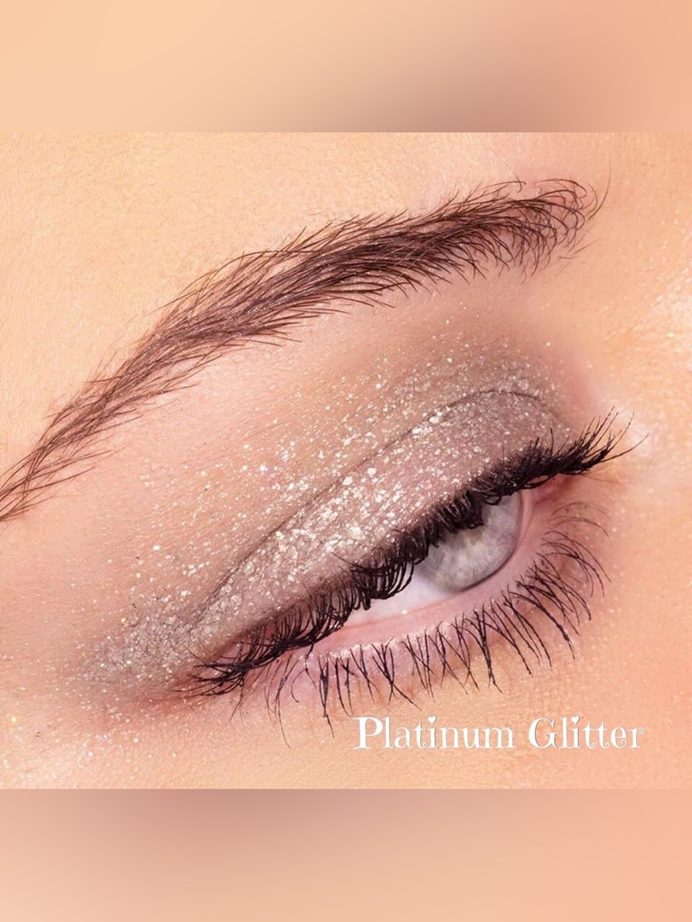 Shadowsense Platinum Glitter NEW Silver Multicolored Cream to Powder Eyeshadow